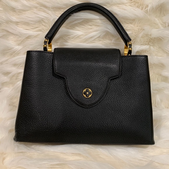 Sold: Louis Vuitton Capucines PM Black GHW Full Set - Picture 9 of 16